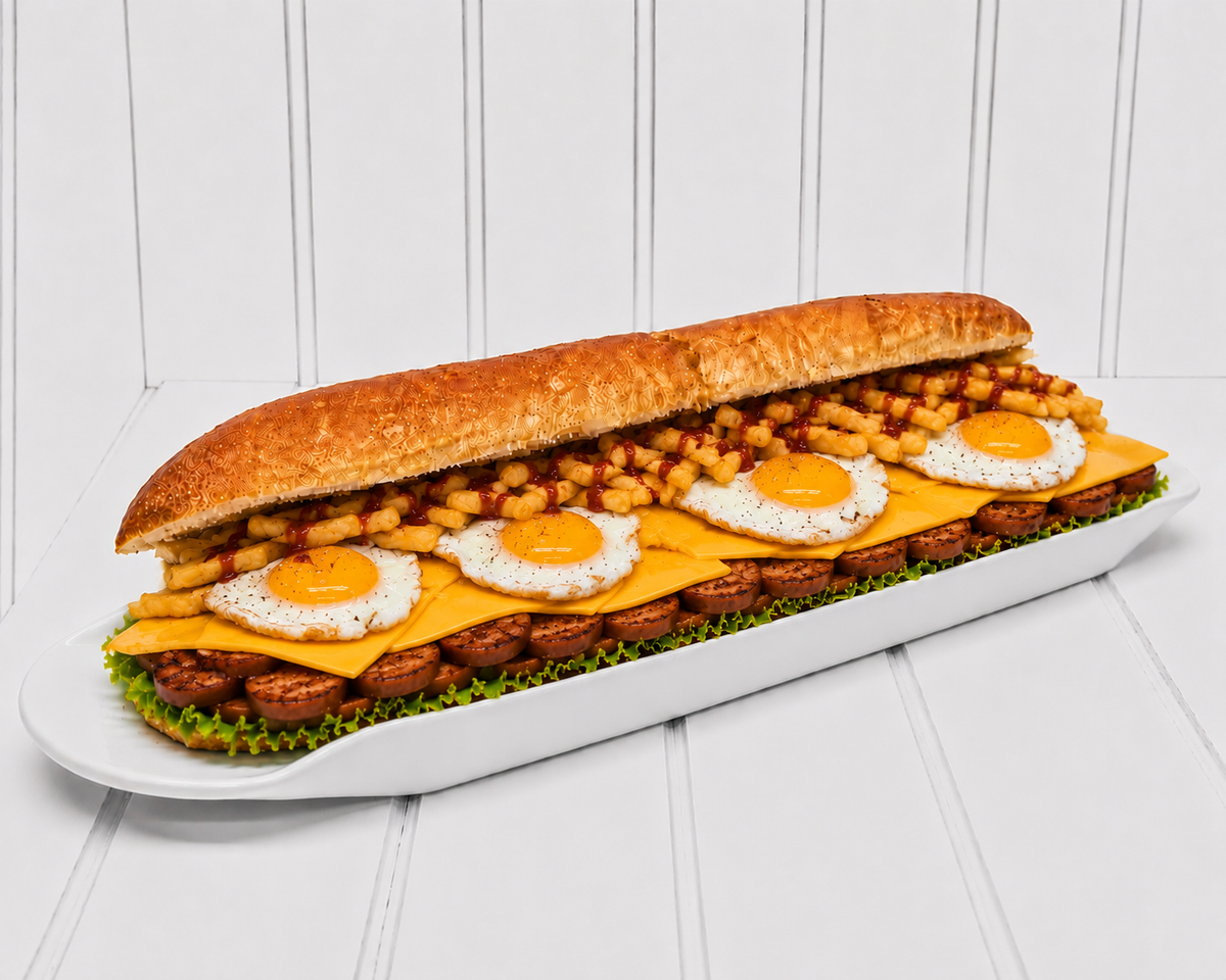 Russian, Egg & Cheese Gatsby