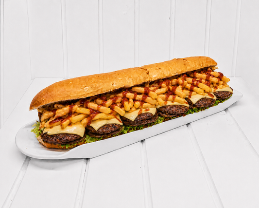 Beef Pattie & Cheese Gatsby