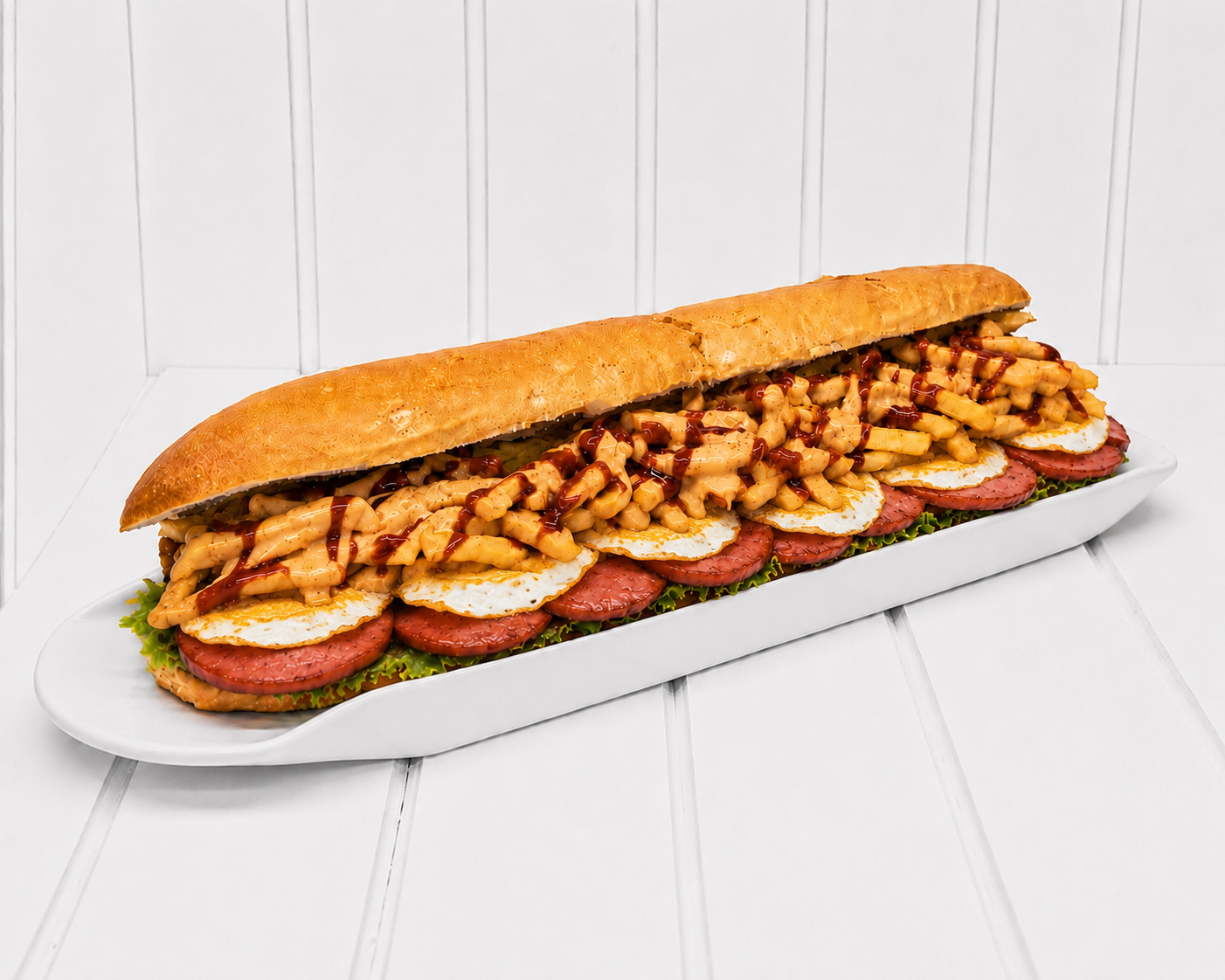 Polony & Egg Gatsby