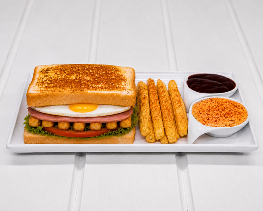 Polony & Egg Sandwich