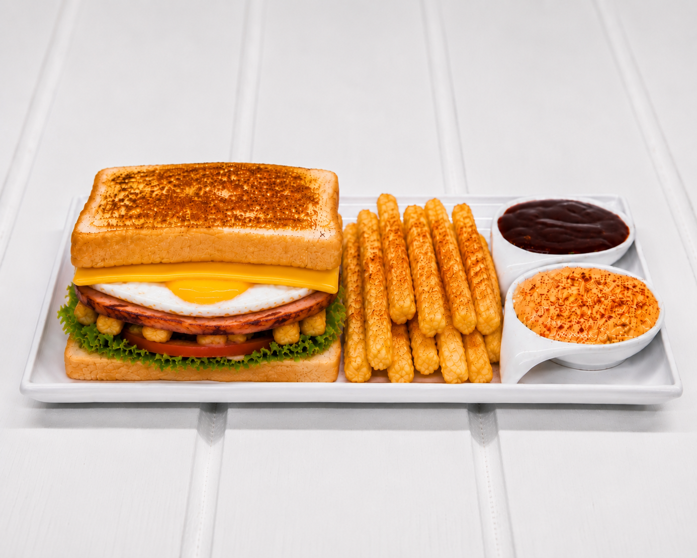 Polony, Egg & Cheese Sandwich