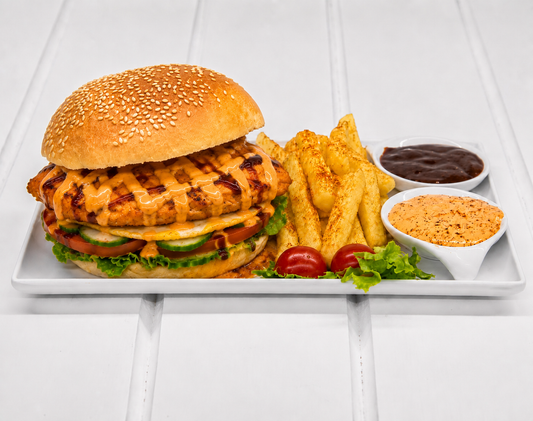 TV 1 Burger (Chicken & Egg)