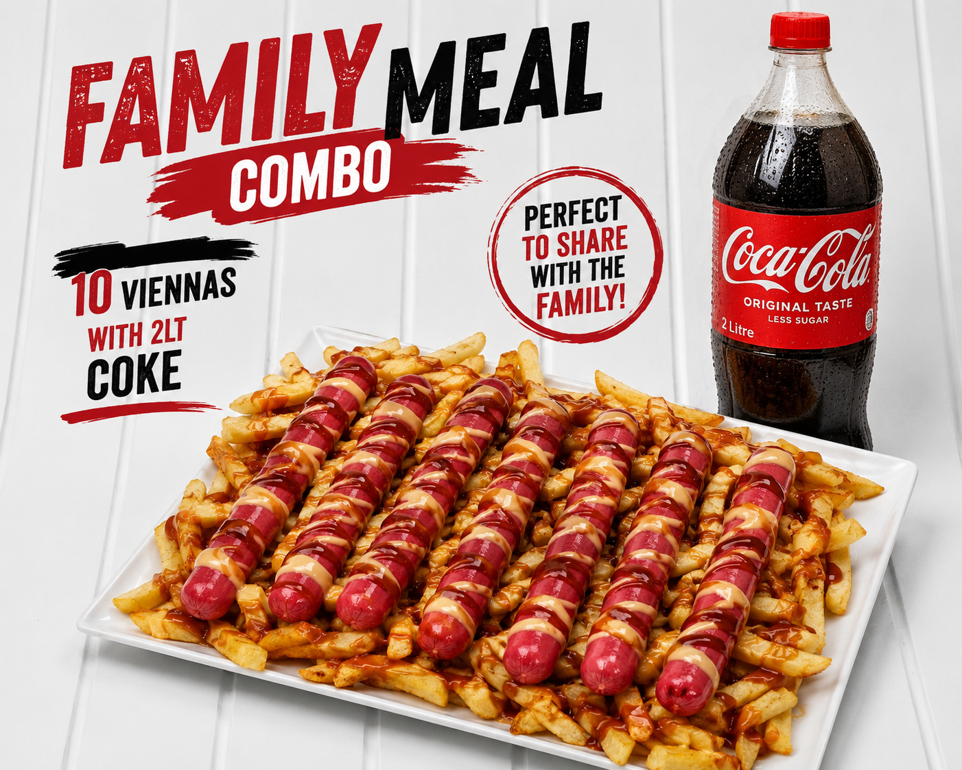 Family Meal Parcel Combo + 2LT Coke